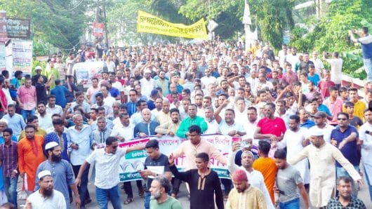 বিএনপির প্রতিষ্ঠাবার্ষিকীতে বিশ্বনাথে মিছিল অনুষ্ঠিত