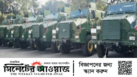 ১১টি বুলেটপ্রুফ সামরিক যান আনা হলো ভারত থেকে
