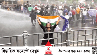 বিক্ষোভ-সংঘর্ষে রণক্ষেত্র কলকাতা