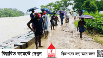 মৌলভীবাজারে ২ লক্ষাধিক মানুষ পানিবন্দি