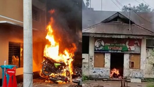 হবিগঞ্জে শিক্ষার্থী-পুলিশ-আ.লীগ ত্রিমুখী সংঘর্ষ, অর্ধশত আহত