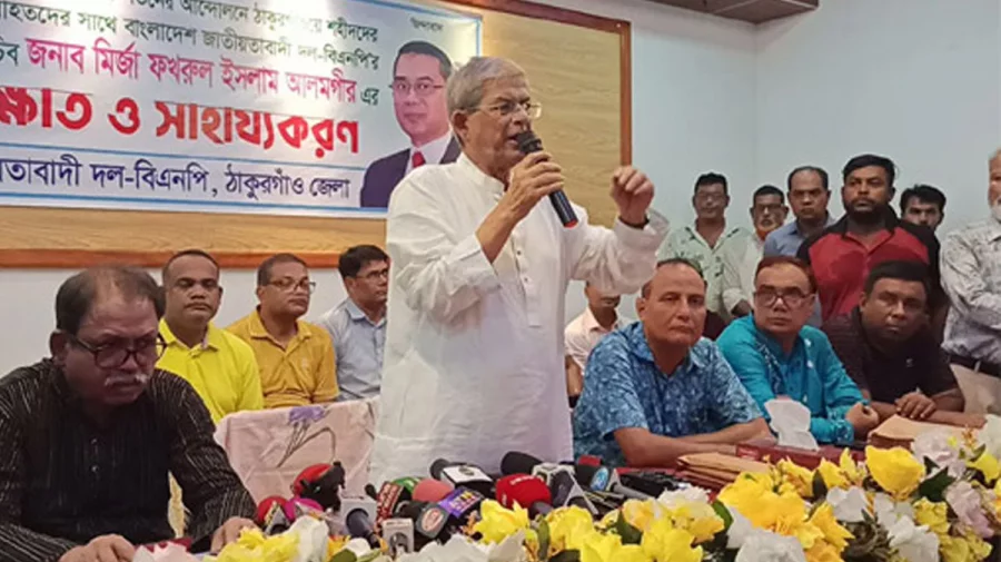 সেনাবাহিনীকে ম্যাজিস্ট্রেসি ক্ষমতা দেওয়ার মানে অন্যরা কাজ করছে না: মির্জা ফখরুল