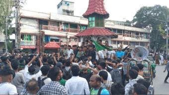 সিলেটে বৈষম্যবিরোধী ছাত্র আন্দোলনের শহীদি মার্চে ছাত্র-জনতার ঢল