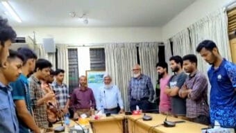 শাবিতে প্রো-ভিসি ও কোষাধ্যক্ষের শপথকাণ্ডের ঘটনায় সমন্বয়কদের দুঃখ প্রকাশ