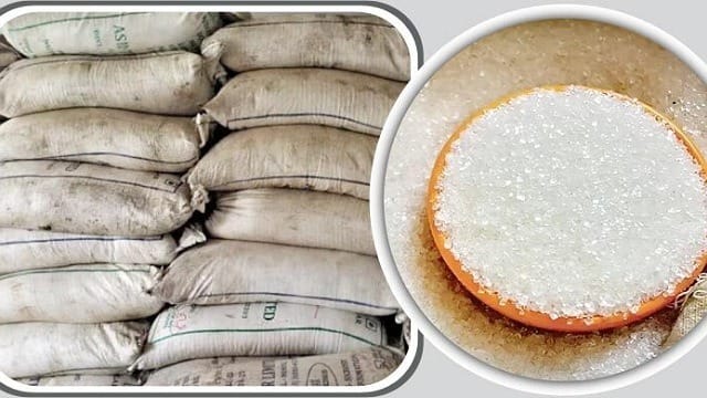 সিলেটে ১৪০ বস্তা চোরাই চিনির চালান জব্দ
