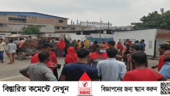 টঙ্গীতে চাকরির দাবিতে মহাসড়ক অবরোধ করে বিক্ষোভ, কারখানা ভাঙচুরের চেষ্টা