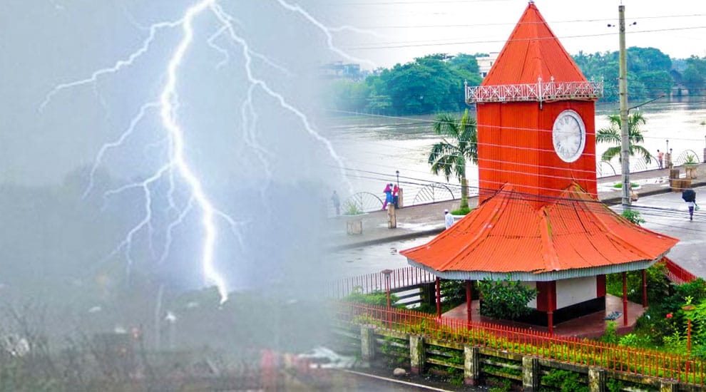 সিলেটে বৃষ্টি হলেই বজ্র আ ত ঙ্ক