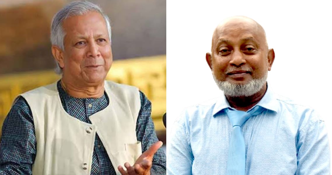 প্রধান উপদেষ্টা ড. মুহাম্মদ ইউনূসকে প্রবাসী সাব্বির আহমদের অভিনন্দন ও কৃতজ্ঞতা