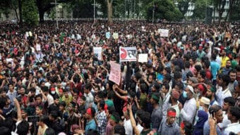 বৈষম্যবিরোধী আন্দোলন: ১৬৯৫ মামলায় ৭৪ হাইপ্রোফাইল সহ গ্রেপ্তার ৩১৯৫