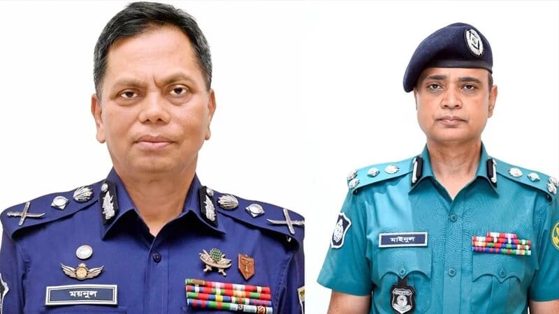 পুলিশের নতুন আইজিপি বাহারুল আলম, ডিএমপি কমিশনার সাজ্জাত
