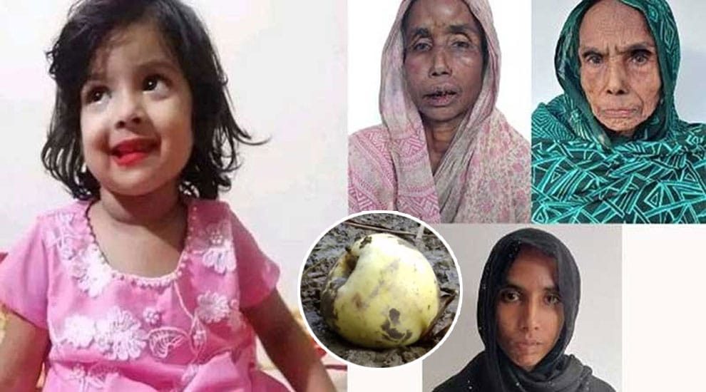শিশু মুনতাহা কে হাতে থাকা আপেলটিও খেতে দেয়া হয়নি