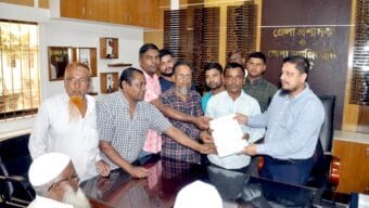 শ্রম উপদেষ্টা বরাবর হোটেল শ্রমিক ইউনিয়নের স্মারকলিপি