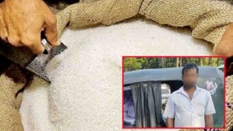 সিলেটে ভারতীয় চিনিসহ যুবক আটক