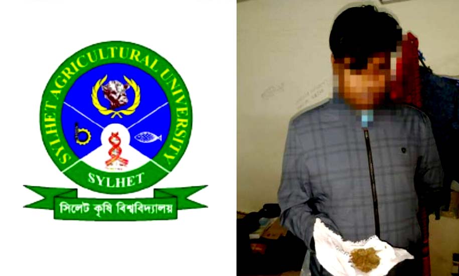 সিকৃবিতে গাঁজা সেবনকালে ছাত্রলীগ নেতাসহ আটক ৩