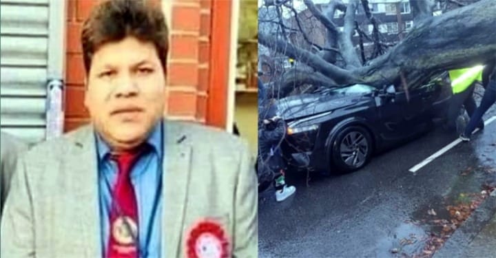 যুক্তরাজ্যে ঘূর্ণিঝড়ে গাছচাপায় সিলেটির মৃত্যু