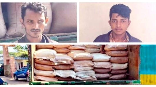 সিলেটে ফের ৪৩১ বস্তা ভারতীয় চোরাই চিনিসহ আটক ২