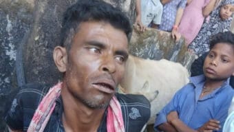 জনতার হাতে প্রাণ গেলো যুবকের খাওয়ানো হলো চুন-বালু