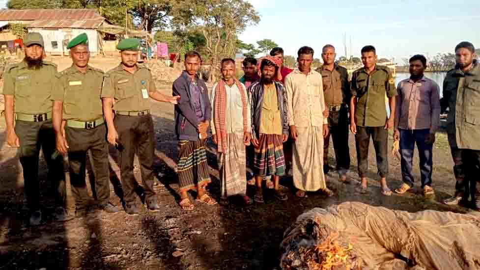 টাঙ্গুয়ার হাওরে অবৈধভাবে মাছ শিকার করায়, ৬ জনের কারাদণ্ড
