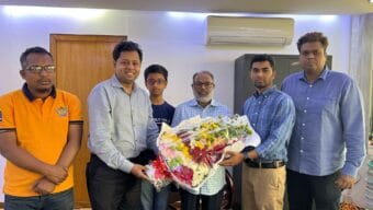 বিআইএফ এর সভাপতি  বি এম ইউসুফ আলীকে এসজএ’র শুভেচ্ছা