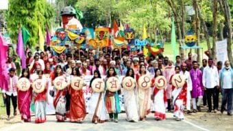 বর্ণাঢ্য আয়োজনে শাবিতে বাংলা নববর্ষ উদযাপন