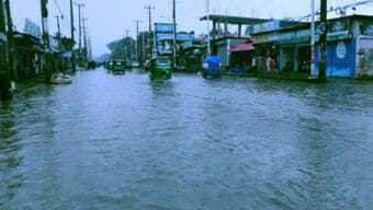 সিলেটে ভারী বর্ষণ ও পাহাড়ি ঢলে বন্যার আতঙ্ক