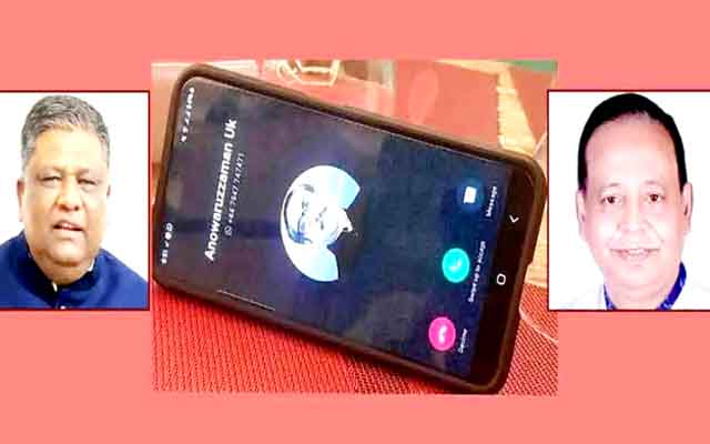 সিলেট মহানগর বিএনপির সেক্রেটারিকে ফোন দিলেন আনোয়ারুজ্জামান