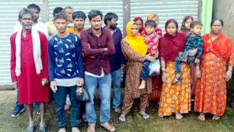 সিলেট সীমান্তে নারী-শিশুসহ ১৬ জনকে আটক করেছে বিজিবি