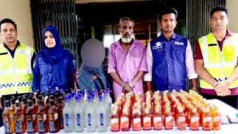 কোম্পানীগঞ্জে ইয়াবা ও বিদেশীমদসহ স্বামী-স্ত্রী গ্রেপ্তার