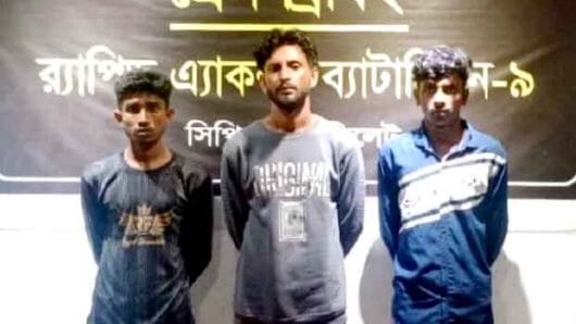 র‌্যাব ৯ এর অভিযানে ৩০ কেজি গাঁজাসহ ৩ জন গ্রেপ্তার