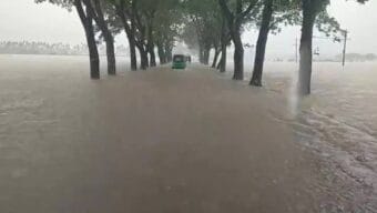 গোয়াইনঘাটে পাহাড়ি ঢলে তলিয়ে গেছে নিম্নাঞ্চল