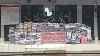 সিলেটে বিপুল পরিমান ভারতীয় পণ্য আটক