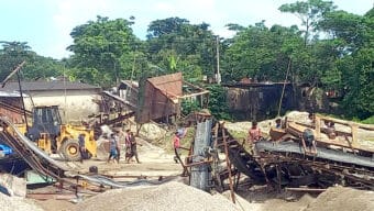 কোম্পানীগঞ্জে টাস্কফোর্সের অভিযানে ভাঙা হলো ১৭টি ক্রাশার মেশিন