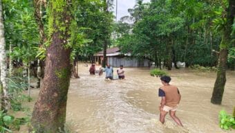 জকিগঞ্জে বন্যা পরিস্থিতির অবনতি, নতুন নতুন এলাকা প্লাবিত