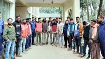 অবৈধ পাথর উত্তোলনের দায়ে আটক ১৬, অভিযান অব্যাহত