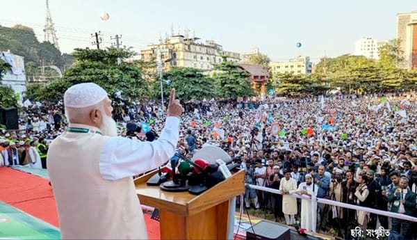 ‘যারা নির্বাচন-নির্বাচন করেছিল, তারাই এখন ভণ্ডুল করতে চাইছে’: সিলেটে ৮ দলের সমাবেশে জামায়াত আমির শফিকুর রহমানের কঠোর হুঁশিয়ারি