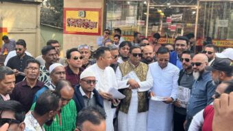 আম্বরখানায় খন্দকার মুক্তাদিরের পক্ষে জাসাসের গণসংযোগ