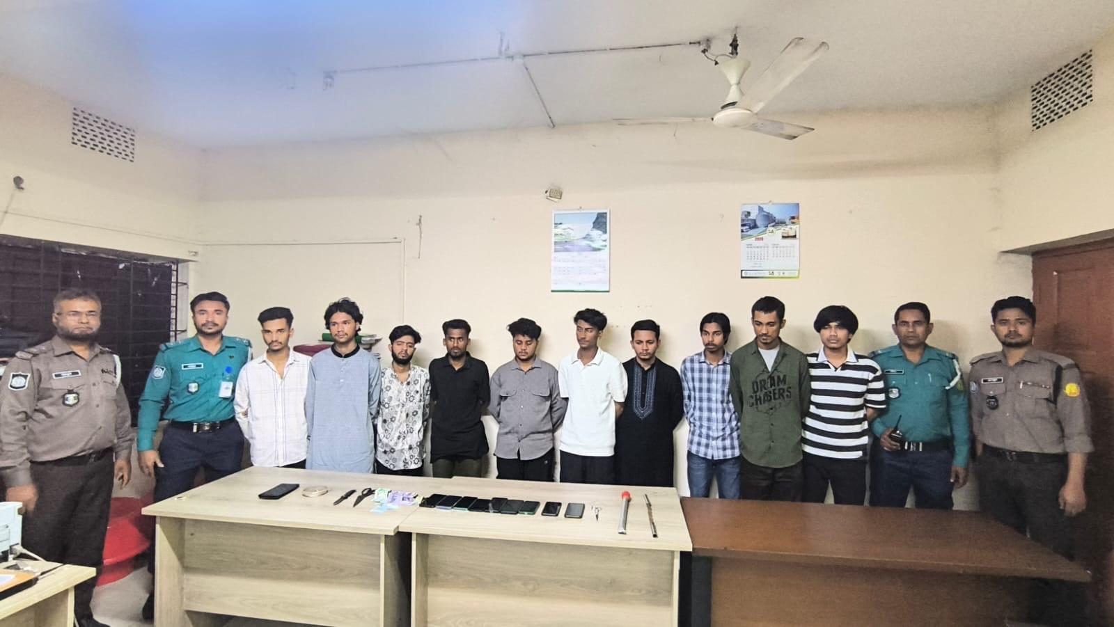 সিলেটে অপহরণ ও মুক্তিপণ চক্রের ১০ সদস্য গ্রেপ্তার: ২ ভিকটিম উদ্ধার