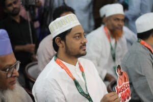সিলেটের NCP এর ইফতার মাহফিলে নাসির উদ্দিন পাটওারী। ছবি- ঈমানী 