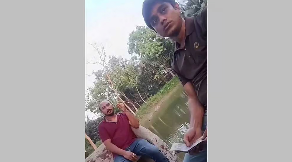 এক থানার দুই এএসআইয়ের ঘুষের ভিডিও ফাঁস! চুনারুঘাটে তোলপাড়